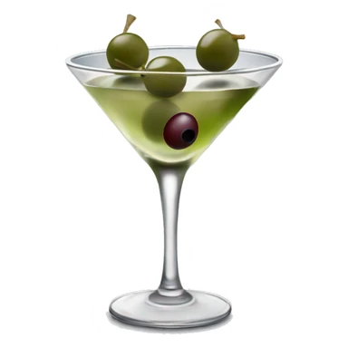 Dirty martini with olives  sticker