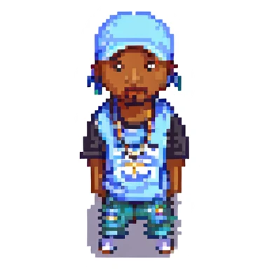 Репер 2Pac, no background sticker