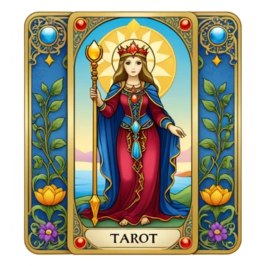Tarot card  sticker