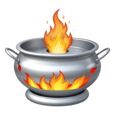 can you make a silver fire basin with a fire coming out of the top sticker