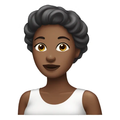 Woman doing skincare  sticker