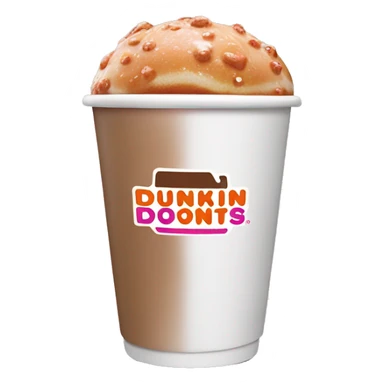 Dunkin Donuts hot cups sticker