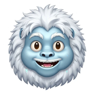 glitter yeti sticker