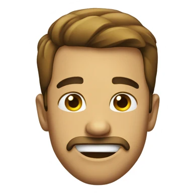 Sarcastic smile sticker