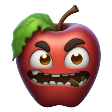 Poisoned apple sticker