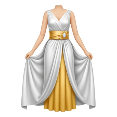 white on body sash sticker