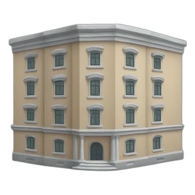 building with arms and legs sticker