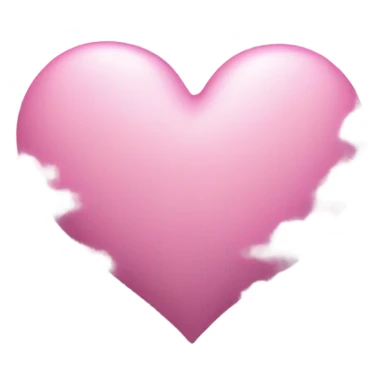 Pink heart in the clouds sticker