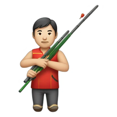 Chinese Dart Shooter sticker
