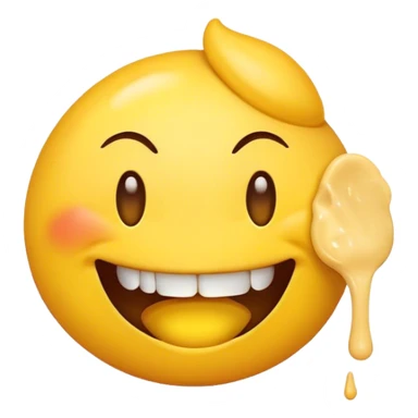 shit-eating grin emoji sticker