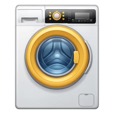 filled with laundry washing machine sticker