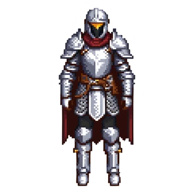 full mythril armor set, fantasy plate mail, complete set with helmet, chestplate, gauntlets, and boots sticker