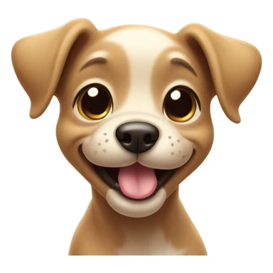 puppy blowing kisses sticker