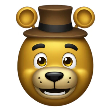 Golden Freddy fazbear emoji sticker