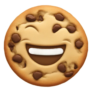 Happy cookie sticker