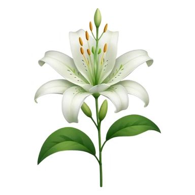 Lilies flower sticker