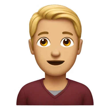 Maroon color sticker