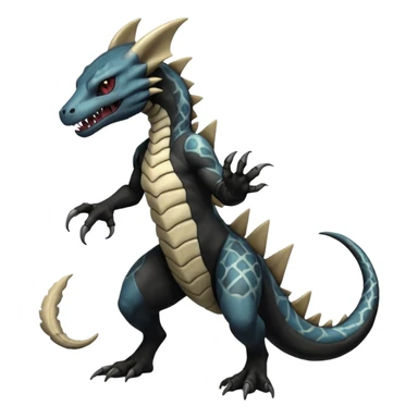  Venom-Trico-Marowak-Salandit-hybrid-fantasy-creature (full body) with markings sticker