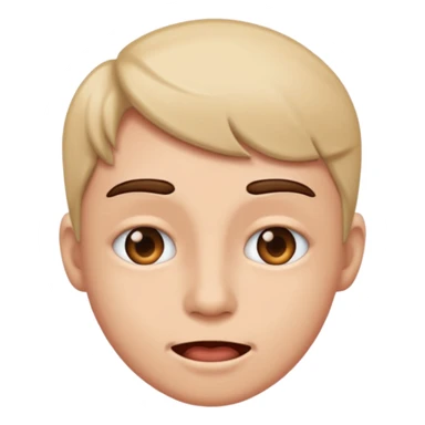 A person mewing sticker