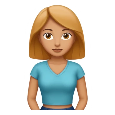 Hand on hip woman sticker