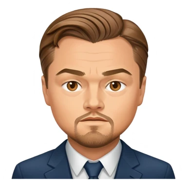 Leonardo DiCaprio celebrity portrait sticker