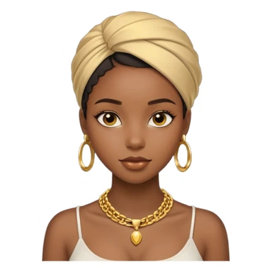 An black girl beatful sticker