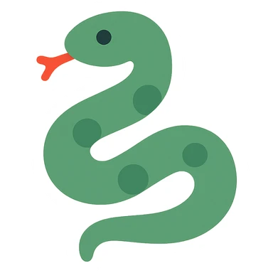 Snake sticker