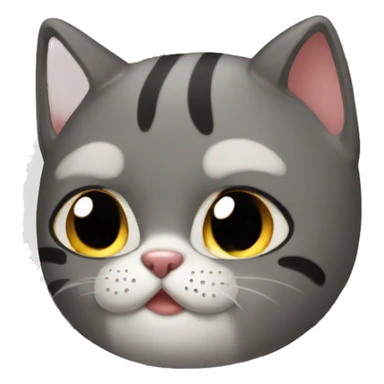 Pat on the head cat sticker