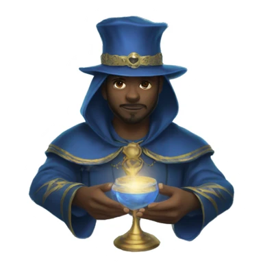 Tarot magic blue  sticker