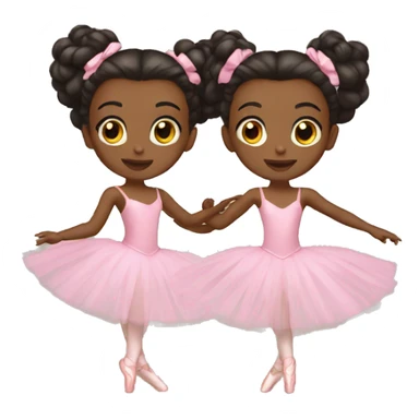 ballet twins sticker