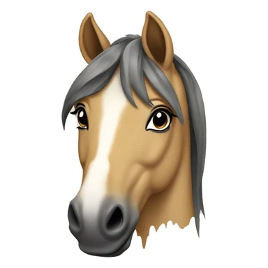 Buckskin paint pony  sticker