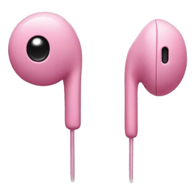 Pink EarPods sticker