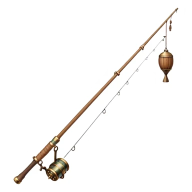 medieval fishing rod sticker