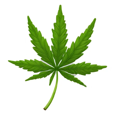 Weed joint realistic sticker