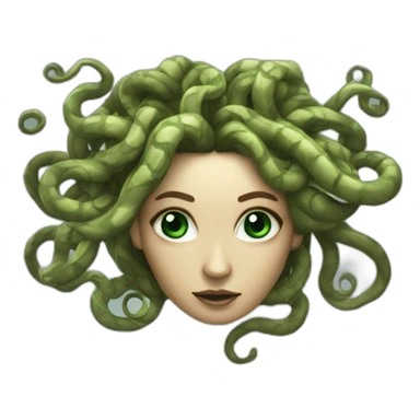 medusa gorgona dj sticker