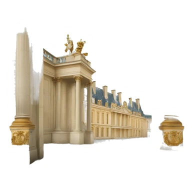 entrance of versailles castle sticker