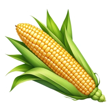 corn cob with husk sticker