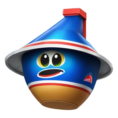 Pepsi can UFO alien spaceship birdhouse  sticker