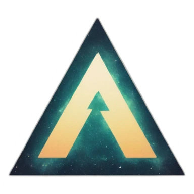 enter shikari band triangle in circle sticker