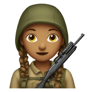 Girl hunting  sticker