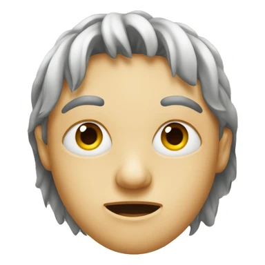 Face with eyes spread apart sticker