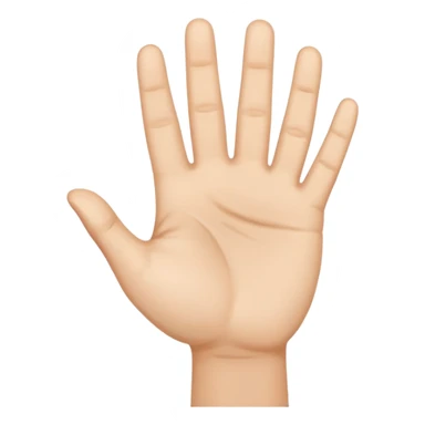 a hand saing no to something sticker