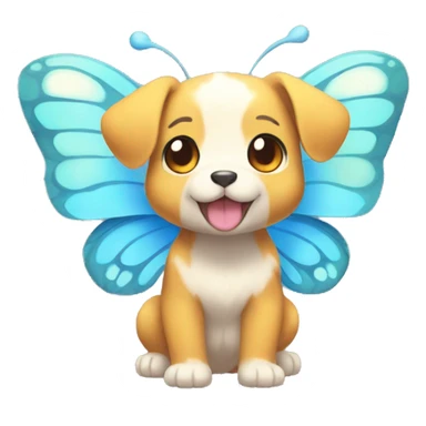 Kawaii Butterfly-Puppy-Pokémon-Fakémon Full Body sticker