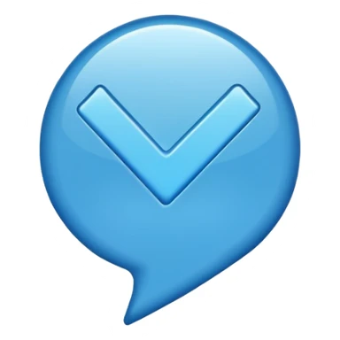 Verified logo (the blue check mare) sticker