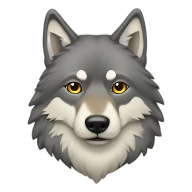 hierarchy with wolf outside  sticker