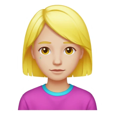 Neon  ,yellowHaired People  sticker