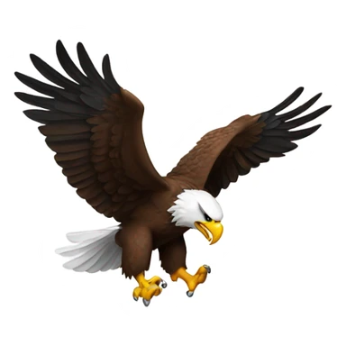 Eagle winning  sticker