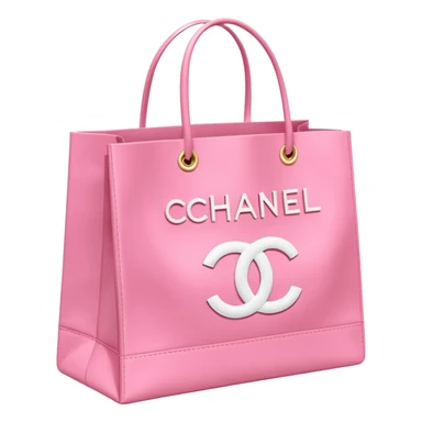shopping bag, victoria secret, chanel sticker