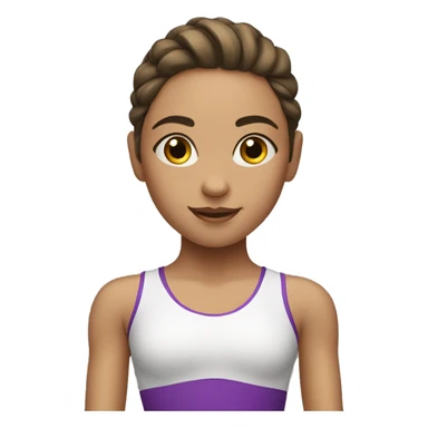 gimnast girl  sticker