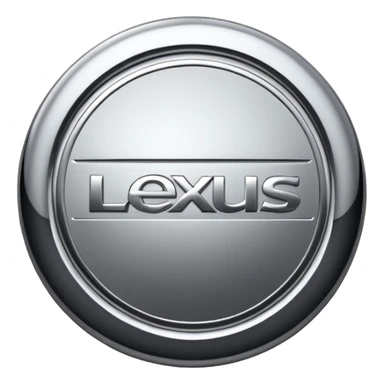 Lexus logo, clean and recognizable sticker